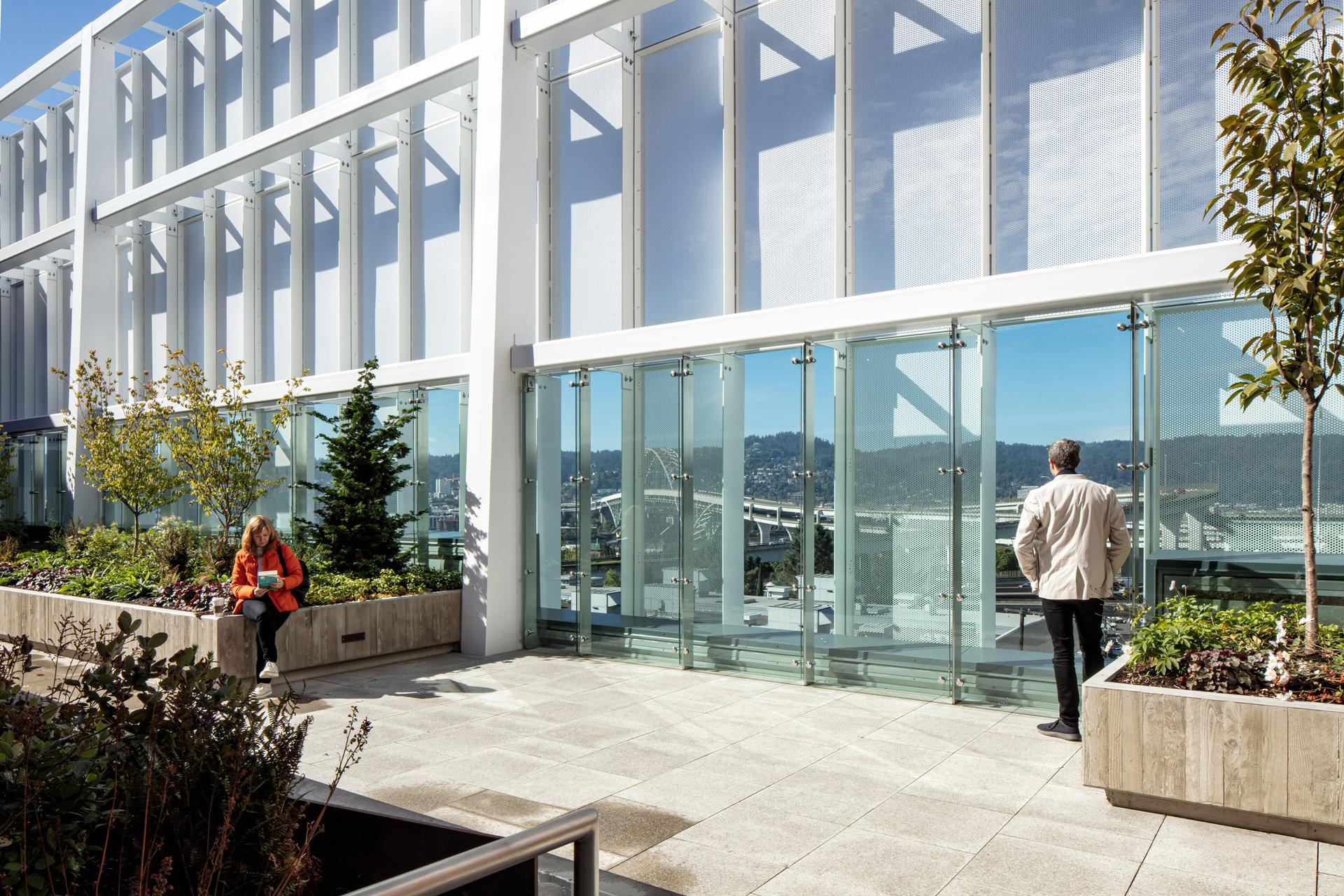 Legacy Emanuel Burn Unit garden