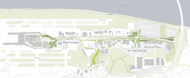 Landscape master plan at the Portland International Airpot (PDX)