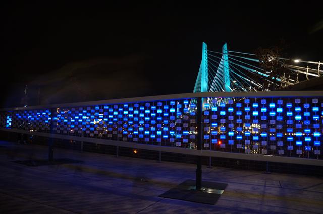 Kinetic Delight interactive light feature